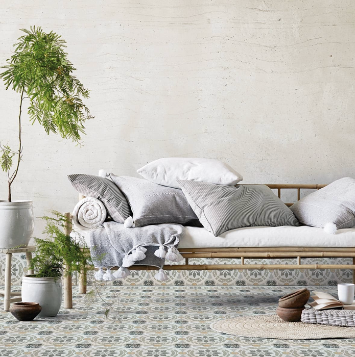 Verona Taupe Pattern matt porcelain 200x200x10mm