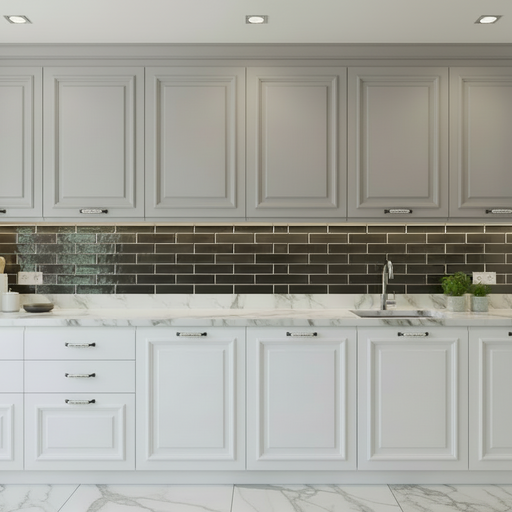 Retro Gloss Anthracite ceramic 75x30x8mm