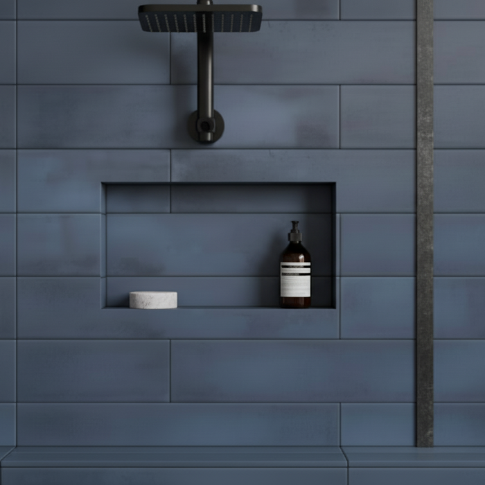 Monaco Brick blue matt porcelain 60x250x9mm