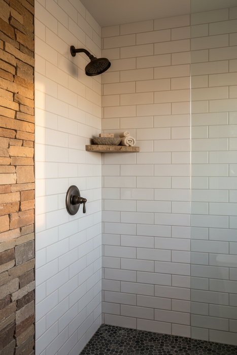 Retro Matt White ceramic 75x30x8mm