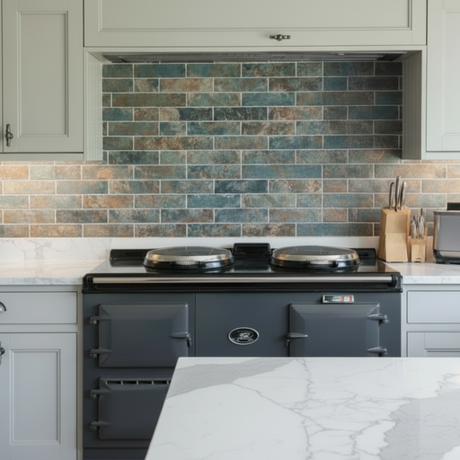 Dubrovnik Blue Matt Porcelain Tiles 62x235x9mm