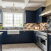 Dorset Rustic Mix Blue ceramic gloss 75x150x8mm