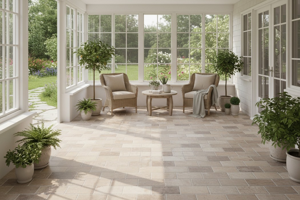 City Brick Taupe matt porcelain 100x200mm