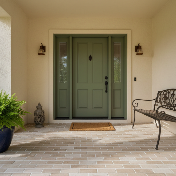 Lisbon Light Brown matt porcelain 74x247x10mm