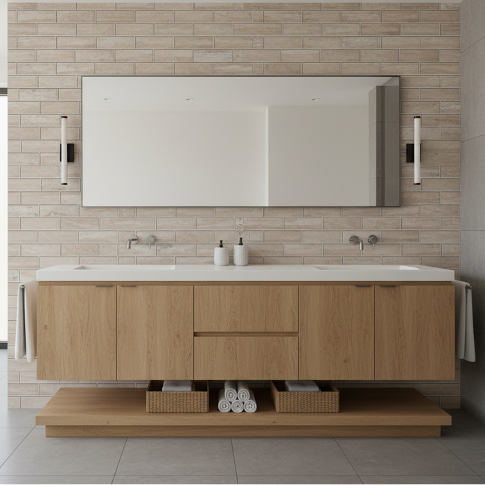 Driftwood Beige Mosaic Wall 350x300x8mm