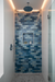 Rainfall Blue Mosaic Wall 350x300x8mm