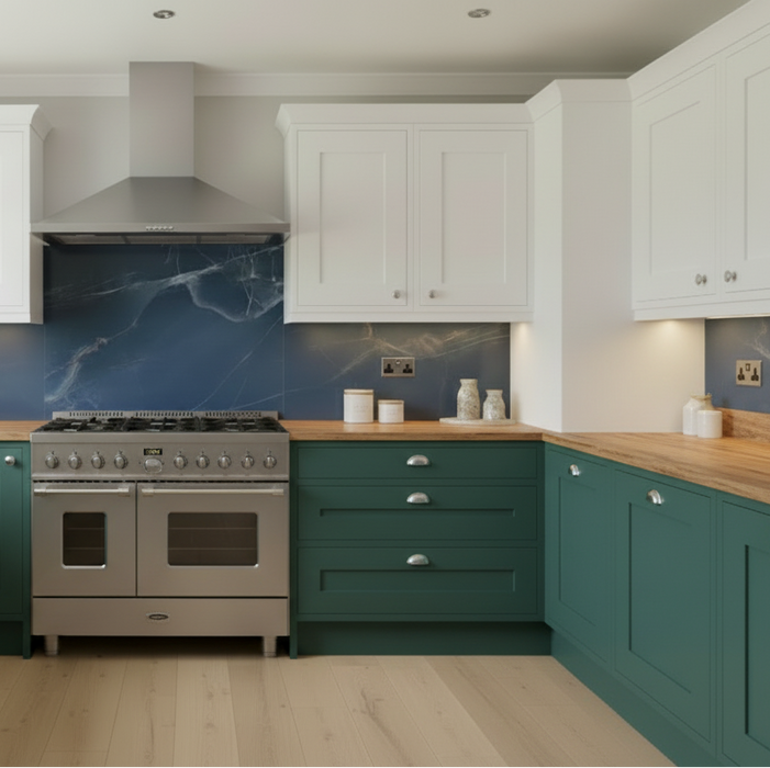 Onice Blue Gloss Porcelain Tiles 60x120cm