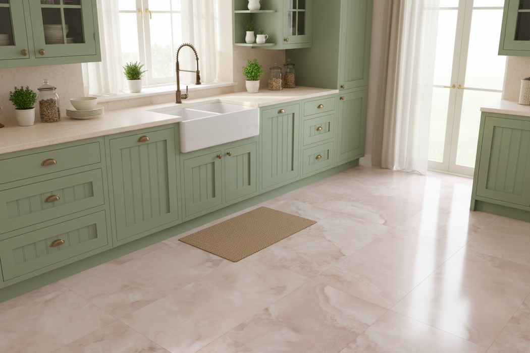 Onyx Pink Elegant Gloss Tiles 60x120cm