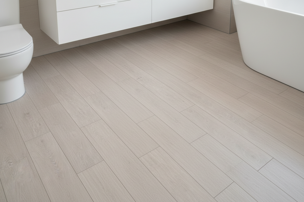 Mist Oak Elite Engineered Wood Flooring HDF Long Length 20X185cm