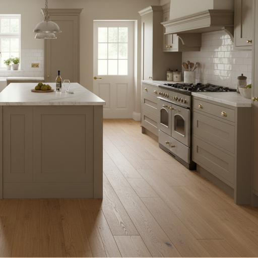 Elwood Oak Elite Engineered Wood Flooring HDF Long Length 20X185cm