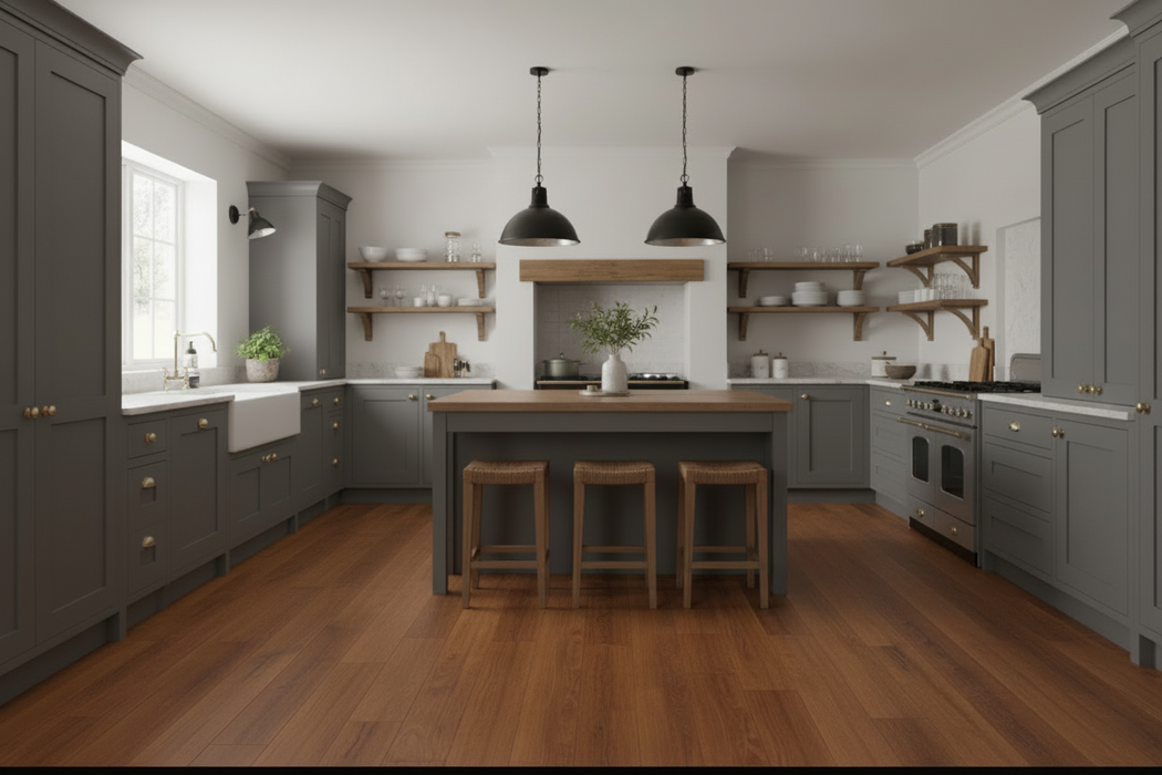 Harvest Oak Elite Engineered Wood Flooring HDF Long Length 20X185cm