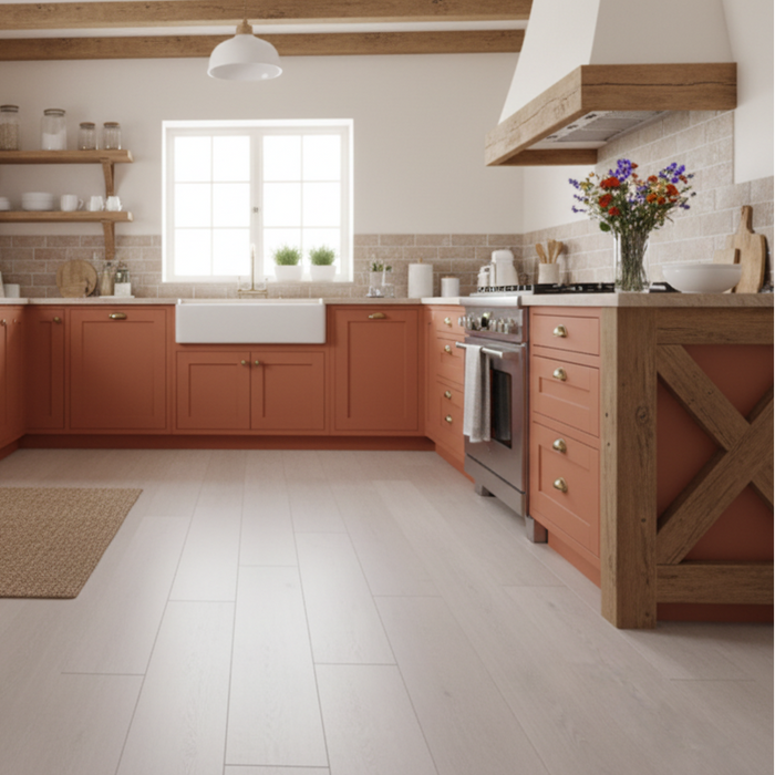 Willow Harbor Grey Oak Elite Engineered Wood Flooring HDF Long Length 20X185cm