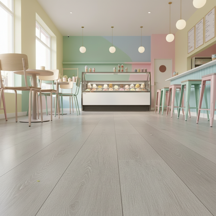 Willow Harbor Grey Oak Elite Engineered Wood Flooring HDF Long Length 20X185cm