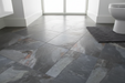 Burbank Storm Blue Grey Stone Effect Porcelain Wall and Floor Tiles 600x400mm