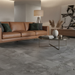 Burbank Storm Grey Stone Effect Porcelain Wall and Floor Tiles 600x400mm