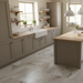 Burbank Storm Light Grey Stone Effect Porcelain Wall and Floor Tiles 600x400mm