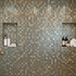 Lustre Brown Mosaic Wall 300x300x8mm