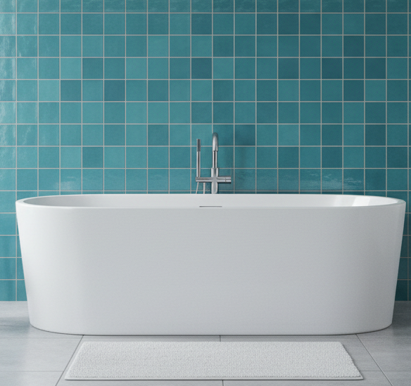 Zellige Turquoise Wall tiles 13x13cm