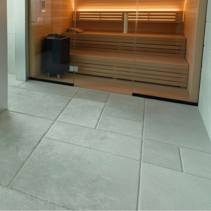 Pietre Lime Grigio Modular Porcelain Tiles