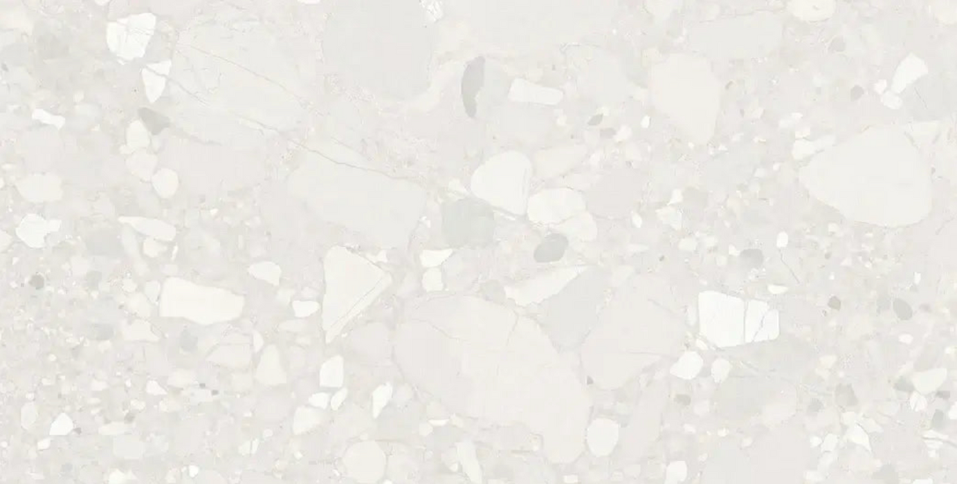 Piazza blanco terrazzo porcelain tiles 60x120cm