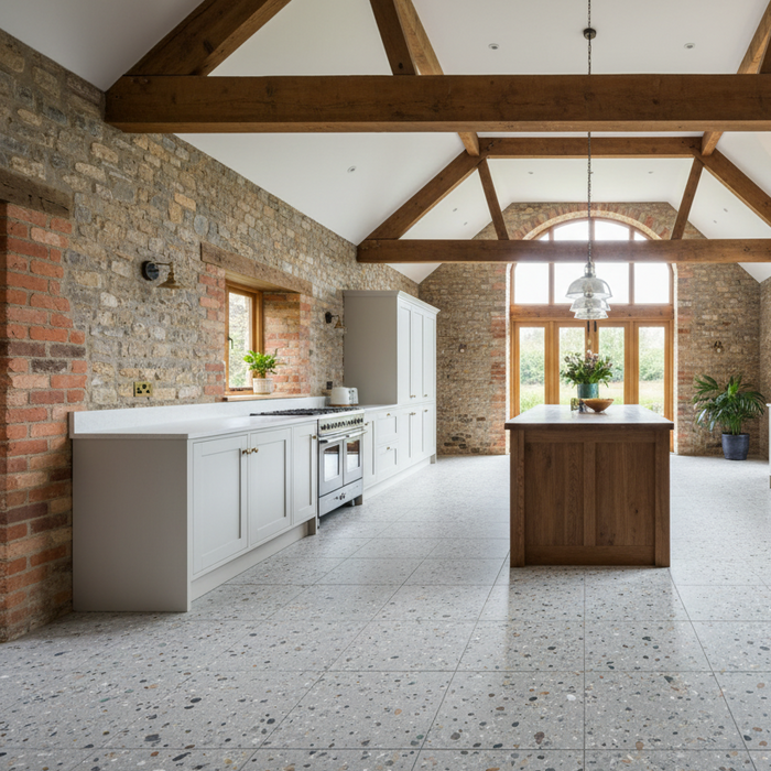 Grey terrazzo celleno 60x60cm