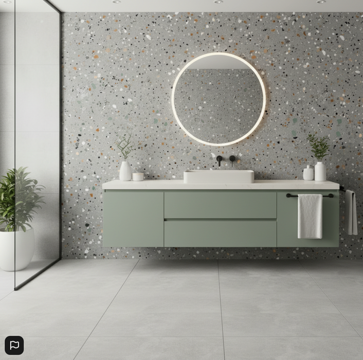 Grey terrazzo celleno 60x60cm