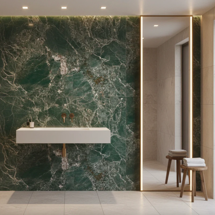 Zafiro Green porcelain tiles 60x120cm