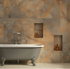 Carat Gold Gloss onyx bathroom porcelain tiles 60x120cm