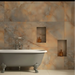 Carat Gold Gloss onyx bathroom porcelain tiles 60x120cm