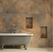 Carat Gold Gloss onyx bathroom porcelain tiles 60x120cm