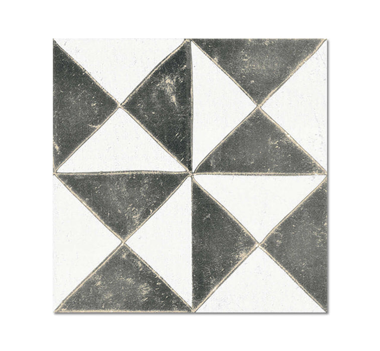 Craft black pattern tiles 22x22cm All tiles TILEJOB
