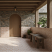 Tahoe Botanical Ornament Coral Porcelain tiles 20x20cm