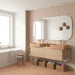 Tahoe Roman Ornament Coral Porcelain tiles 20x20cm