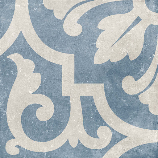 Romano waves blue matt porcelain tiles 210.6x210.6x9mm All tiles TILEJOB