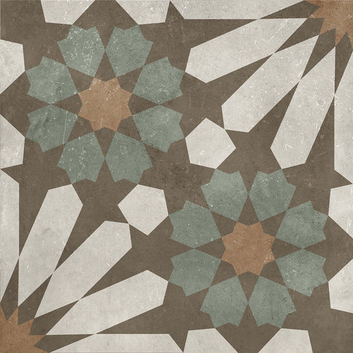 Romano star green matt porcelain tiles 210.6x210.6x9mm All tiles TILEJOB