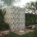Sidney spring red pattern tiles cut sample TILEJOB.CO.UK