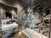 Royal brown marble gloss porcelain tiles 120x60cm, 60x60cm All tiles TILEJOB.CO.UK