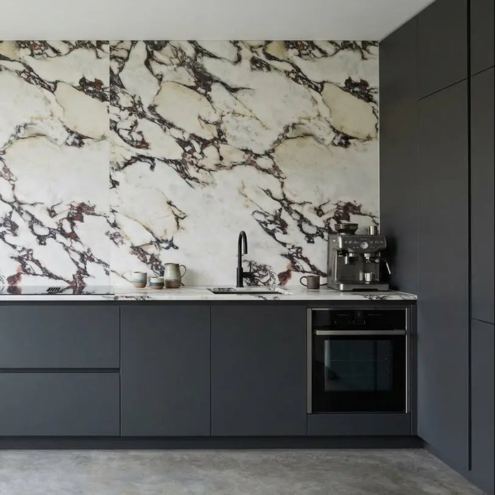 Calacatta Viola Novel Matte Porcelain Tiles