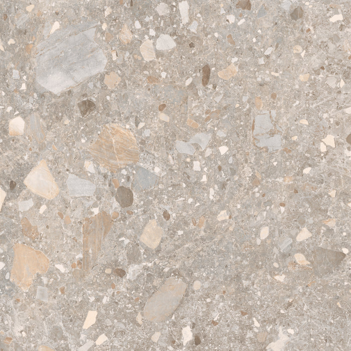 Ceppo Di Gre Sabbia porcelain tiles 90x90cm