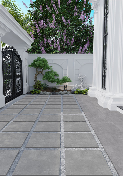 Concrete Parma Grey Outdoor Porcelain Tiles 60x60cm All tiles TILEJOB