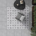 Concrete Parma Grey Outdoor Porcelain Tiles cut sample TILEJOB.CO.UK