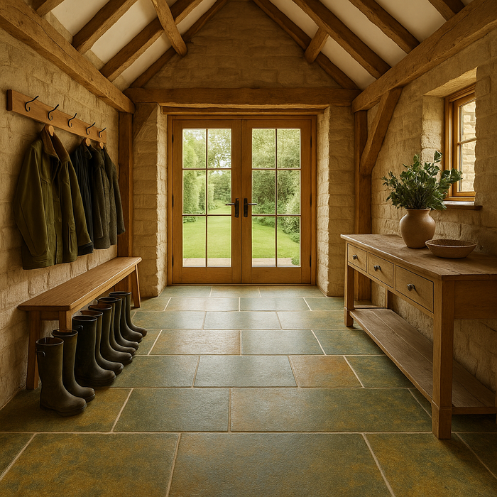 Oakmoor Rustic Olive Limestone 60 x Free Length x 2cm