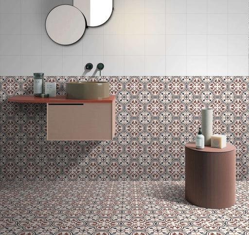 Bordeaux Brown 20x20cm All tiles Tilejob