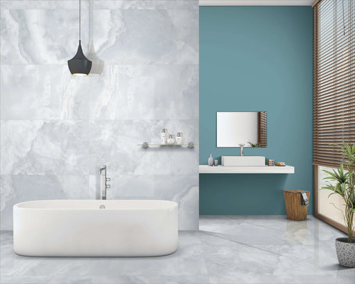 Onyx blue elegant tiles gloss 60x120cm All tiles TILEJOB.CO.UK