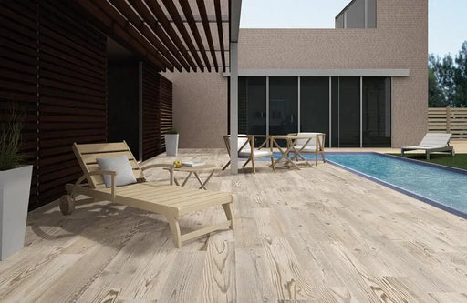 Village Miel Wood effect tiles cut sample TILEJOB