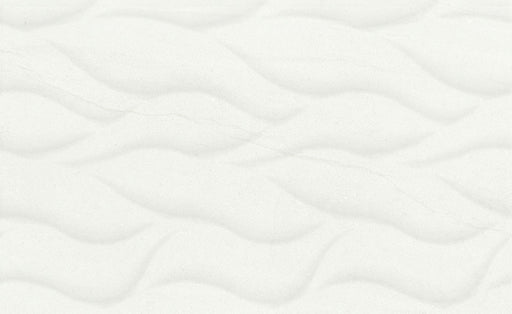 Natural Elaganta Ona White Wall Ceramic Tiles Plane and Decor 33x55cm