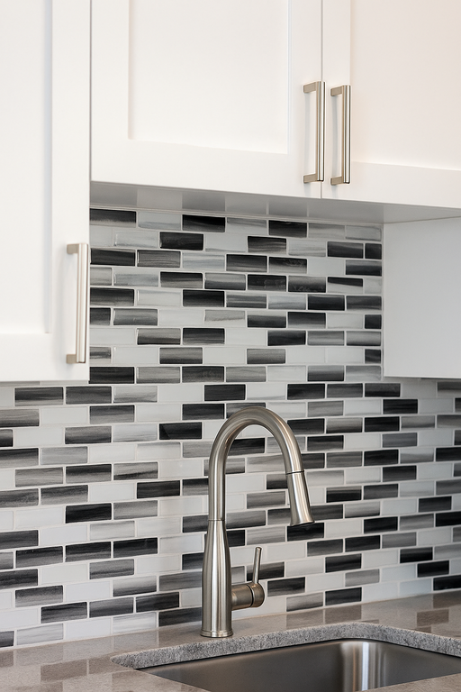 Agate Glass Grey Mosaic 300x300x8mm