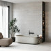 Ionic White Impact Decor Metal Effect Wall Tiles