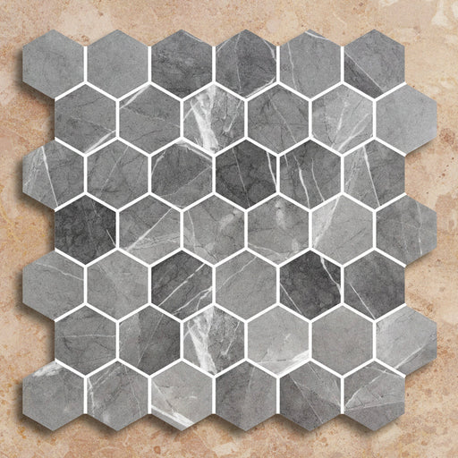 Hex XL Grafito Matt Mosaic R11 28.6x28.4cm