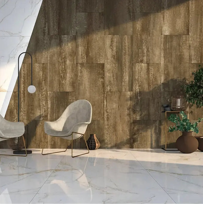 Oxid Brown Porcelain Tiles 60x120cm